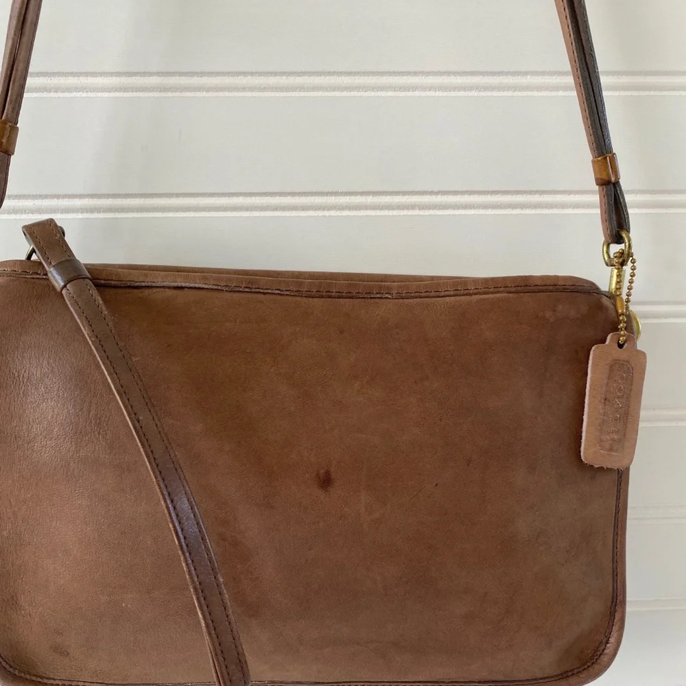 Coach Vintage Putty Bonnie Cashin Basic Shoulder Bag Purse Clutch New York City